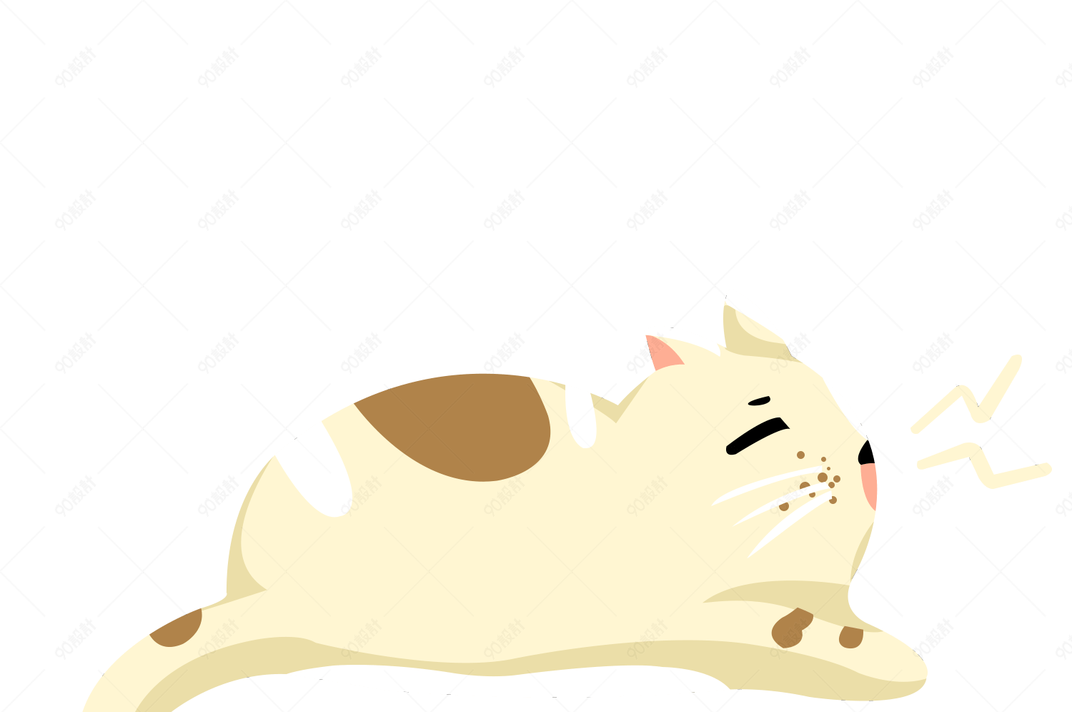 q萌可爱橘猫卡通