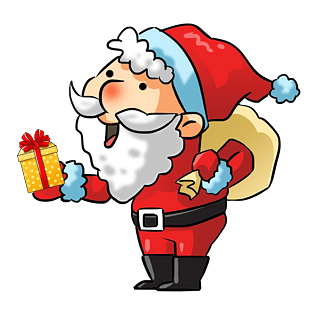 圣诞老人插画图片大全