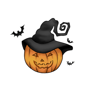 万圣节卡通南瓜插画