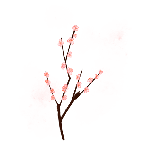 桃花手绘图片大全