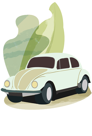 插画素材pngpsd2000*2000迷你小汽车pngpsd2000*2000卡通手绘六一儿童