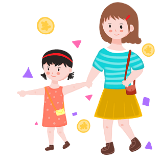 卡通母女图片大全