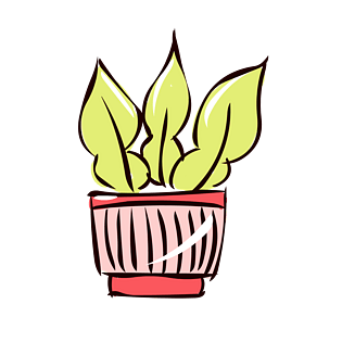 卡通小盆栽图片大全