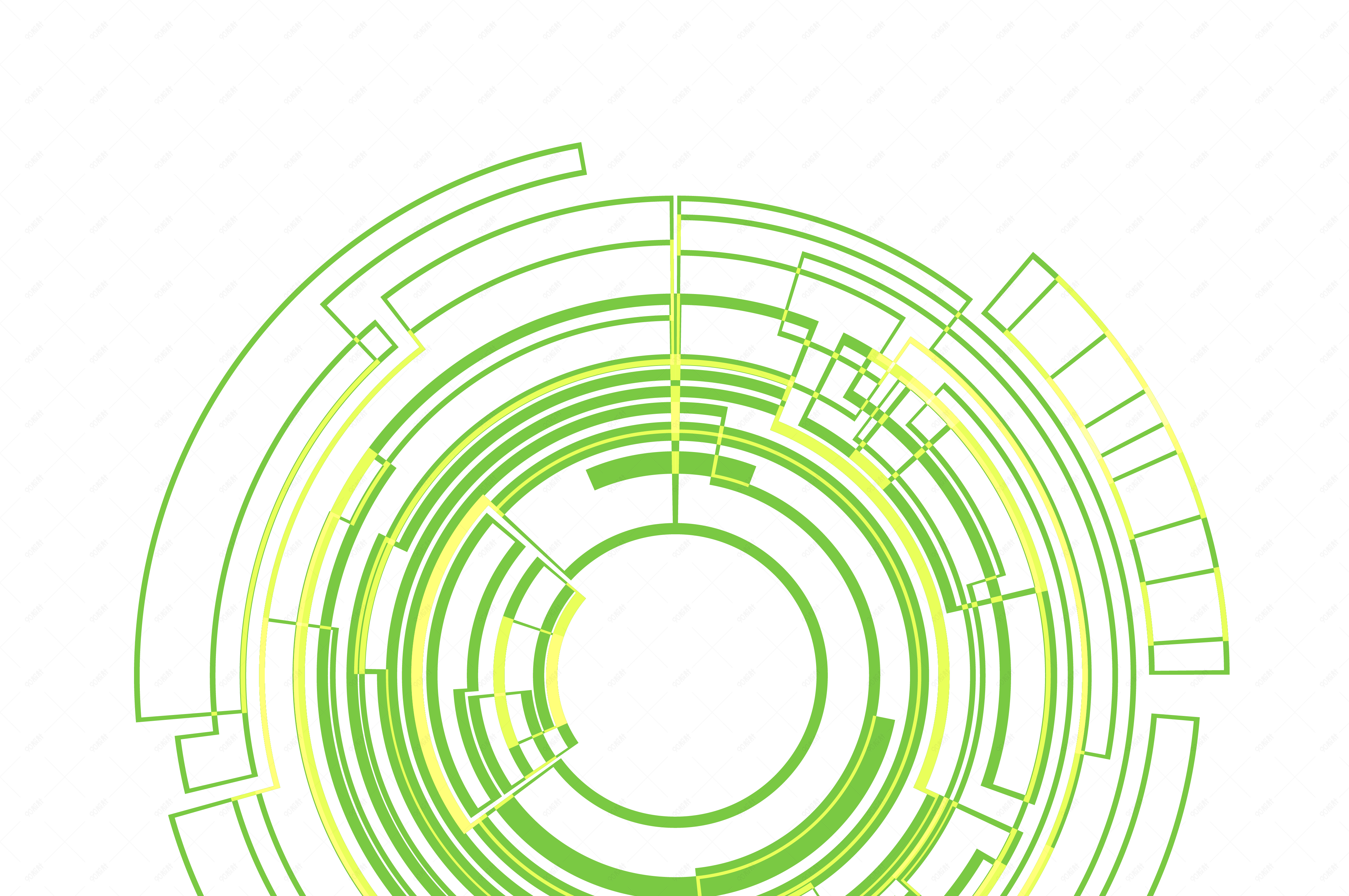 科技感几何不规则线条大数据点缀效果图案