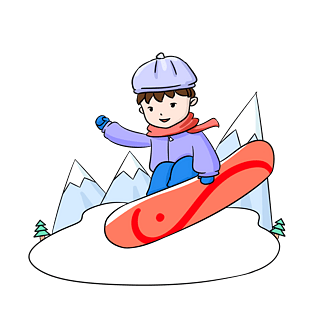手绘 滑雪图片大全