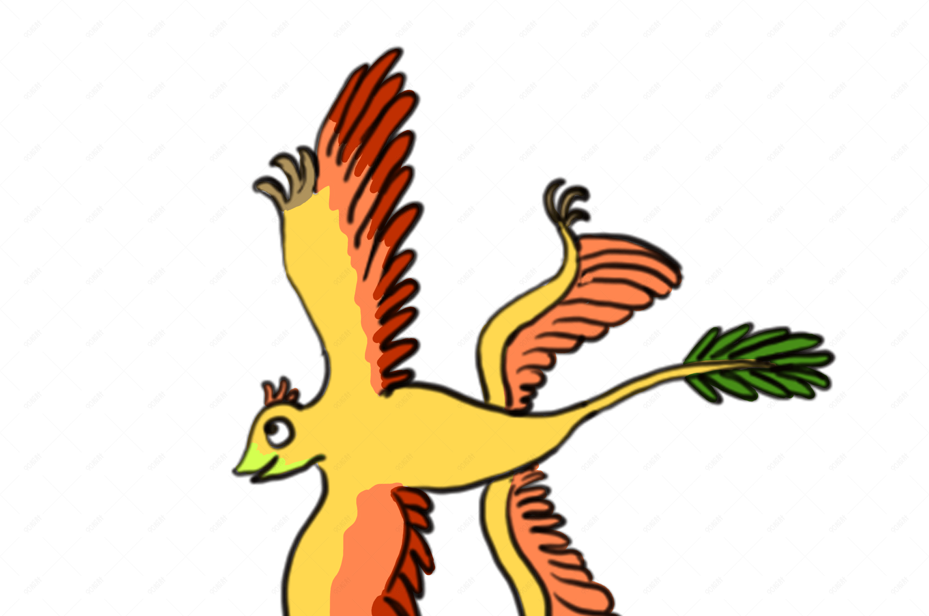 侏罗纪地球生命动物恐龙始祖鸟