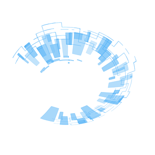 科技感线条块状几何形状纹理效果圆弧形图案