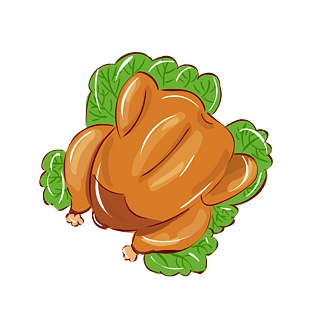 冬季热气腾腾的简笔画小清新美食