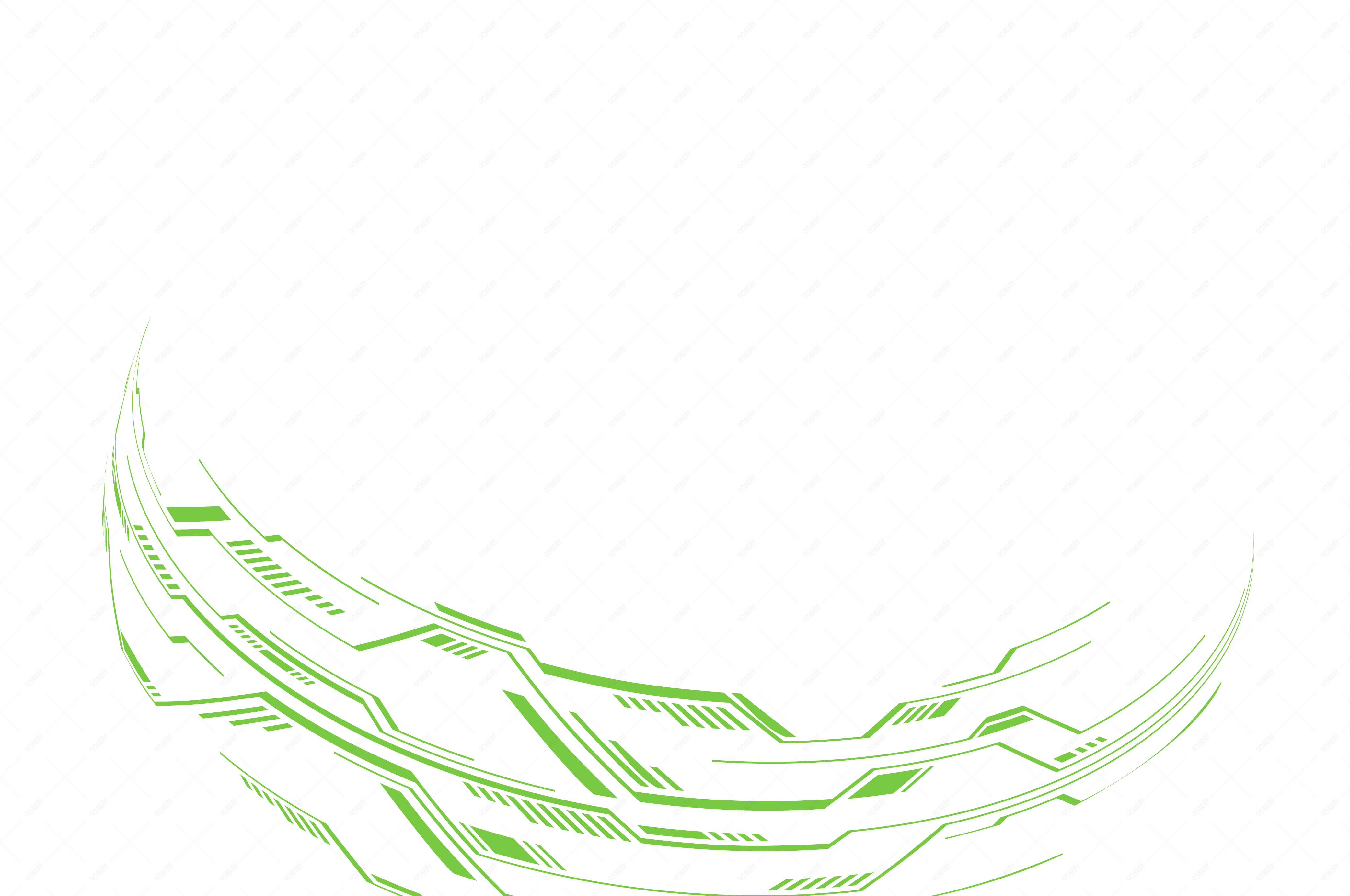 科技感纹理几何形状圆弧形装饰图案