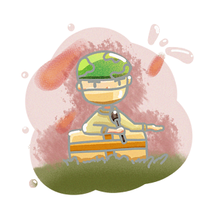 电脑端 手机端手绘q版战地记者png免抠电脑端 手机端卡通福猪吉祥物