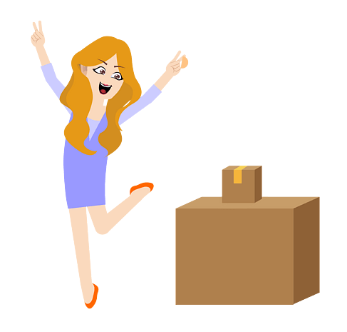 开心收快递买到好货