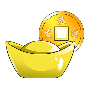 卡通元宝图片大全