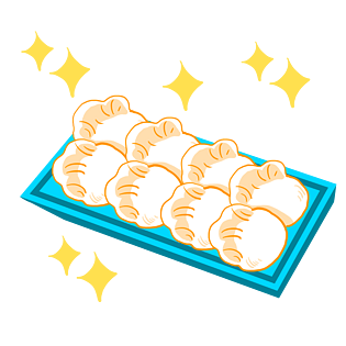 psd2000*2000卡通立冬手绘插画pngpsd2000*2000手绘猪年插画卡通png