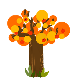 黄叶手绘图片大全