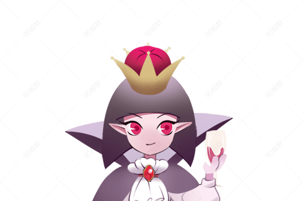 小恶魔创意卡通插画