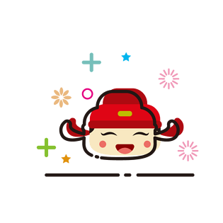 mbe新年财神头像插画