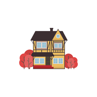 郊区两层别墅扁平化