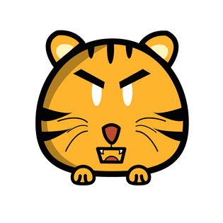 卡通可爱动物小老虎免抠png