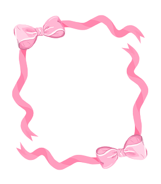 可爱蝴蝶结饭团云彩pngpsd2000*2000虚线蝴蝶结不规则边框卡通png素材