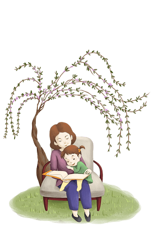 卡通母女图片大全