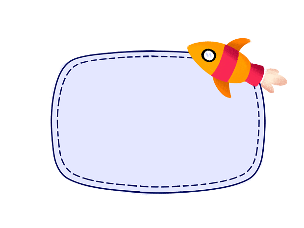 鱼形边框图片