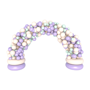 c4d立体气球拱门