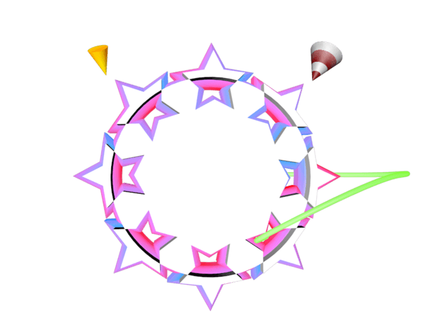 c4d八角立体装饰