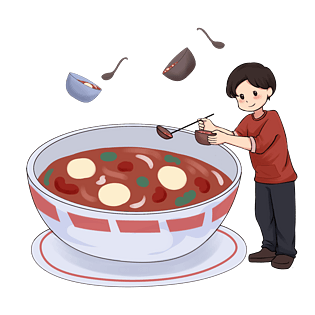 卡通腊八粥图片大全