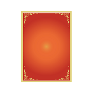 圣诞节卡通扁平欧式红色边框元素