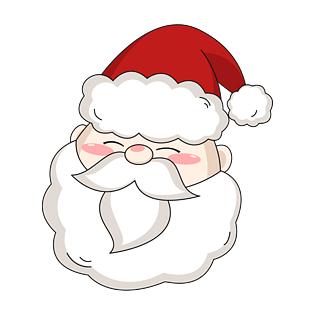 卡通圣诞老人头像