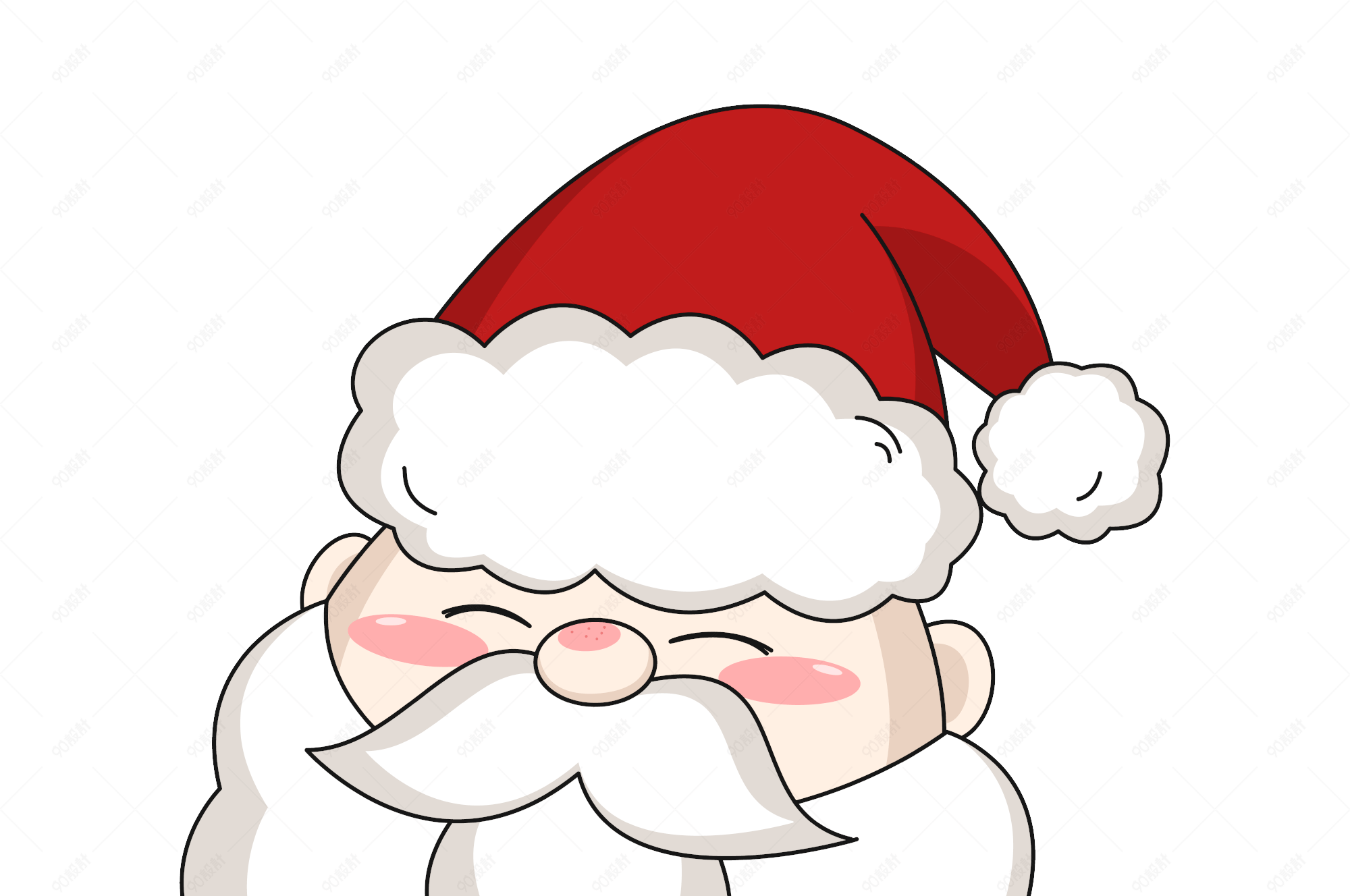 圣诞节圣诞老人拥抱圣诞树人物摄影图jpg下载_编号452477135853065495-设图网