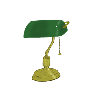 复古绿色台灯民国时期金属材质绿色灯罩