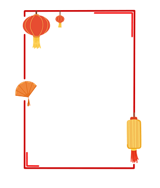 灯笼新年快乐图片大全