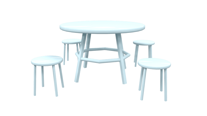 卡通简约桌椅板凳