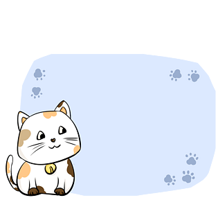 手绘可爱的猫咪边框pngpsd2000*2000黑色卡通q版猫咪线条边框聊天气泡