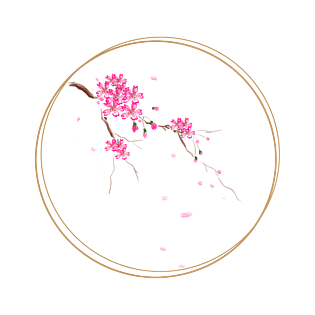 过年灯笼花朵祥云边框圆漂浮墨圆圆线水墨圆装饰元素圆圆框圆花朵圆