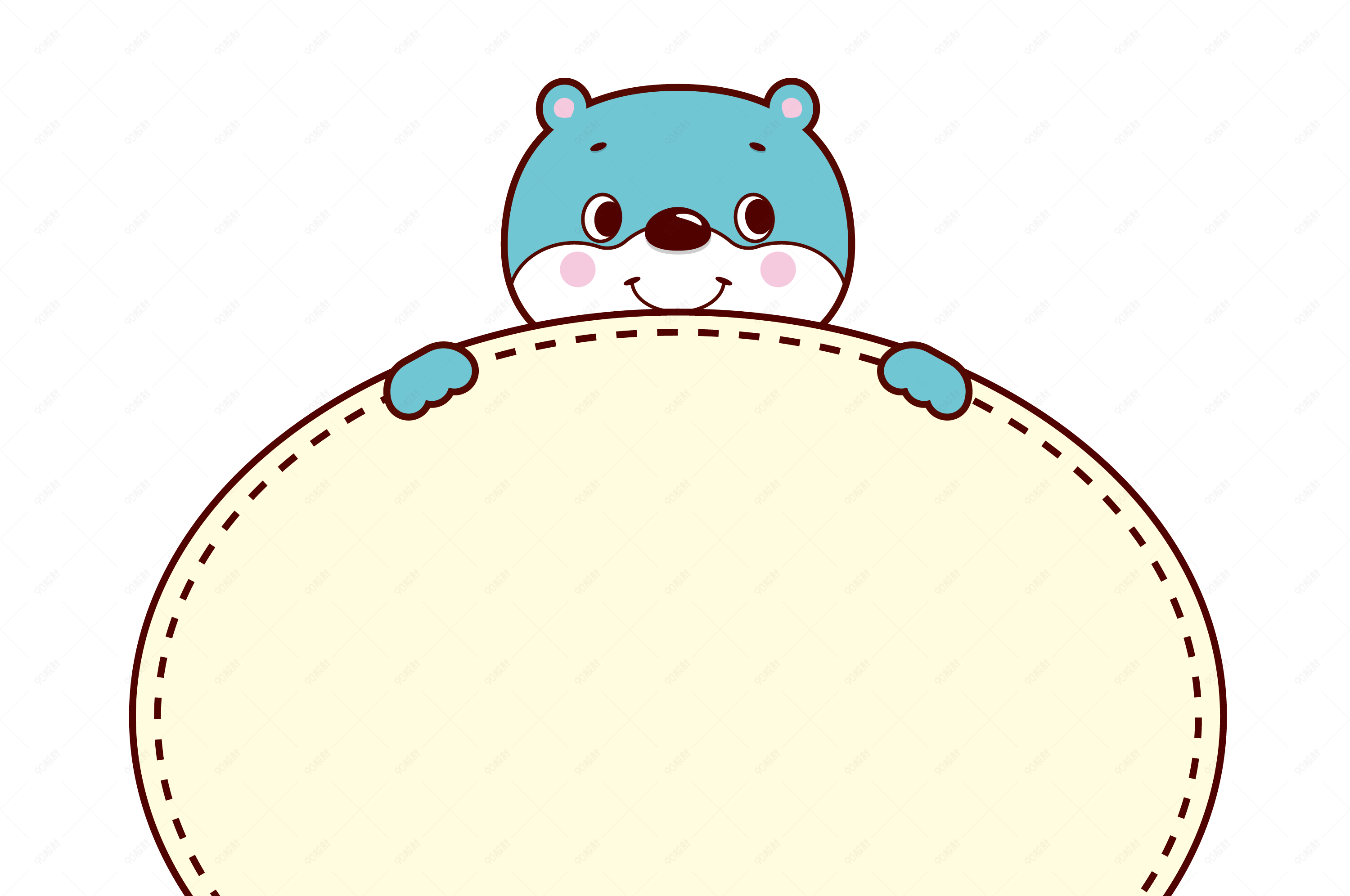 创意卡通元旦可爱边框