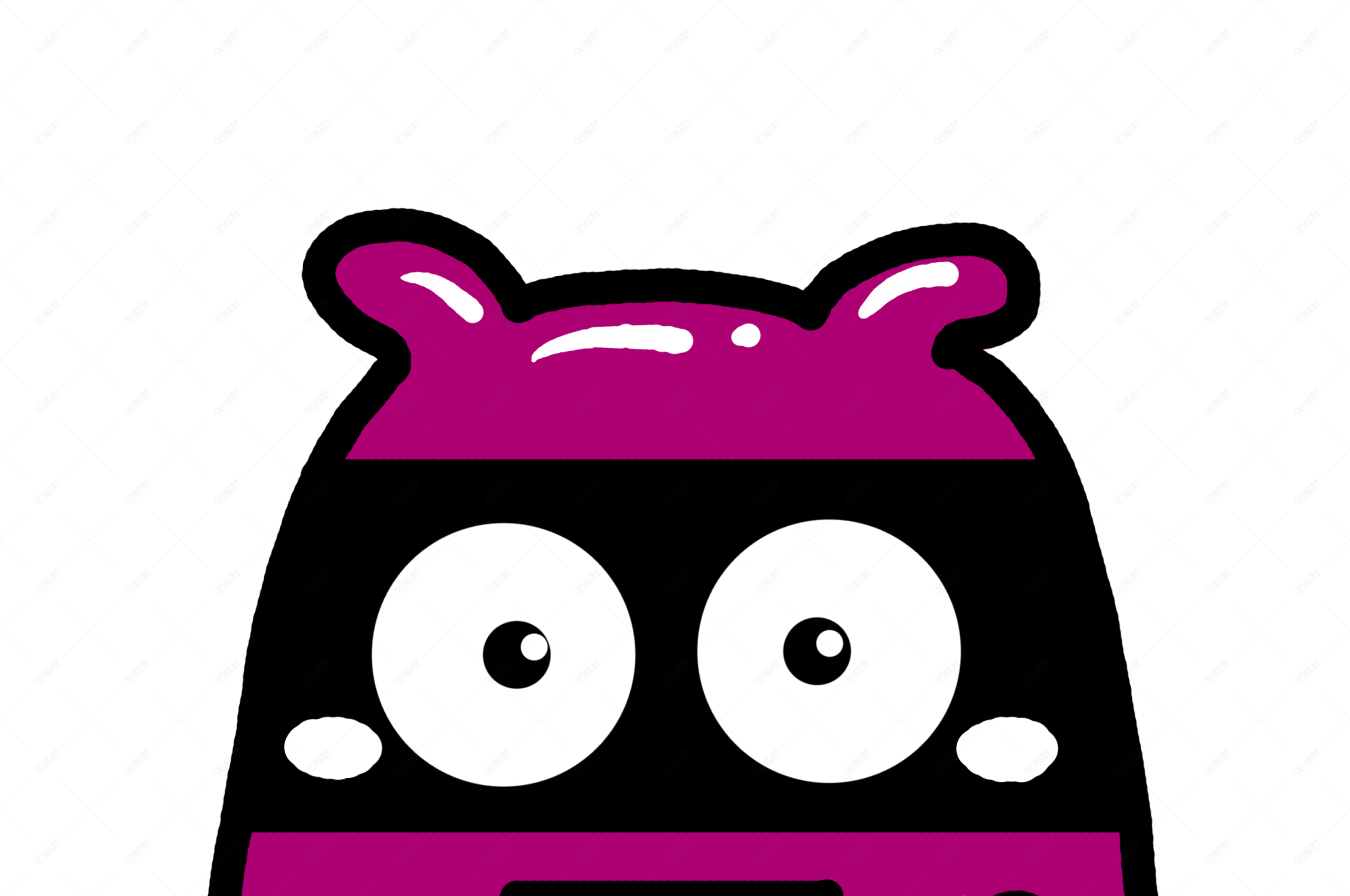 彩色创意外星人插画