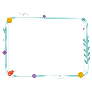 卡通手绘电商边框