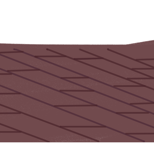 紫棕色瓷砖地板卡通素材