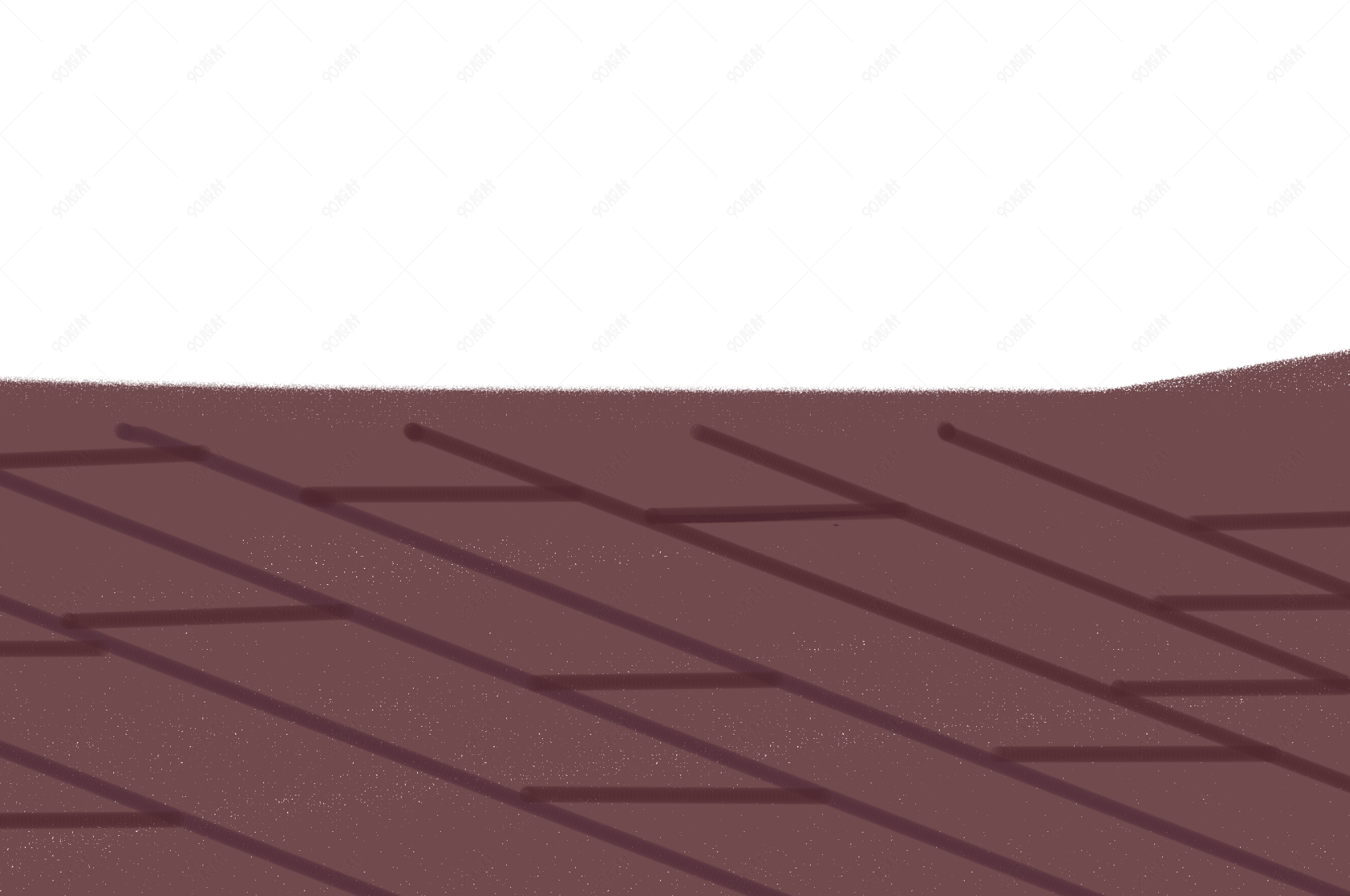 紫棕色瓷砖地板卡通素材