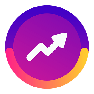 紫色促销升降图标矢量元素