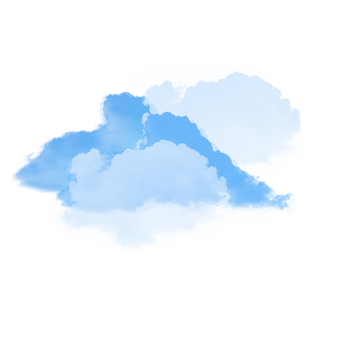 白色云朵云雾元素